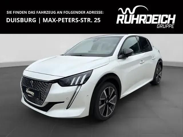 Weiß Gebraucht 2020 Peugeot e-208 GT Kleinwagen | 18.989 € (Fairer Preis) - Bild 1/4