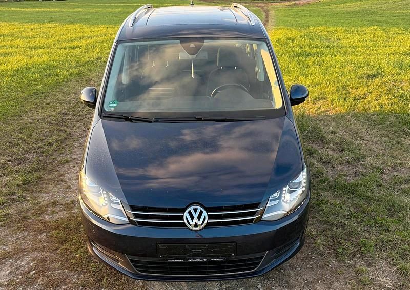Gebraucht VW Sharan 177 PS (130 kW) 2015 Blau Van / Kleinbus