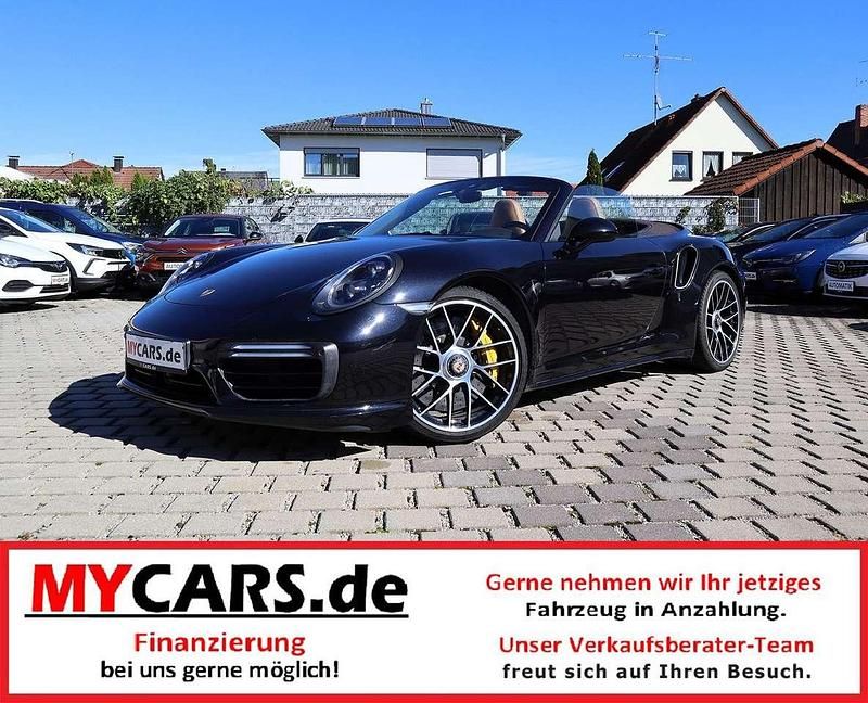 Schwarz Gebraucht 2018 Porsche 911 Turbo S Cabriolet Cabrio | 109.997 € (Fairer Preis) - Bild 1/3