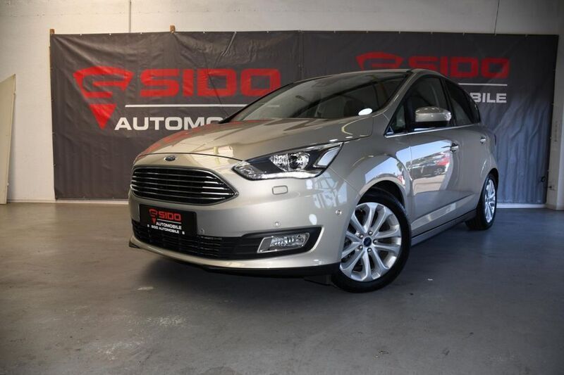 Silber Gebraucht 2015 Ford C-MAX Titanium Van / Kleinbus | 16.980 € (Teuer) - Bild 1/4