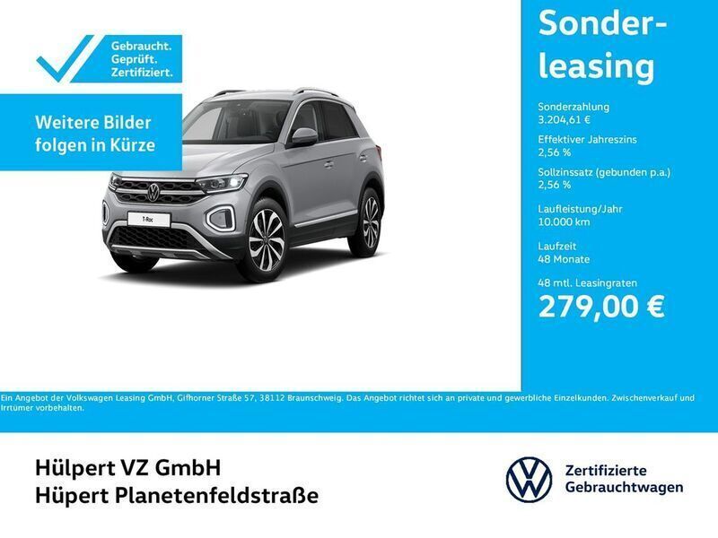 Silber Gebraucht 2024 VW T-Roc Style SUV | 36.319 € (Etwas zu teuer) - Bild 1/4