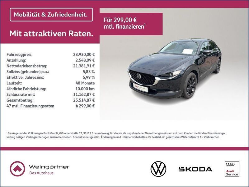 Schwarz Gebraucht 2023 Mazda CX-30 Homura-Line SUV | 23.930 € (Guter Preis) - Bild 1/4