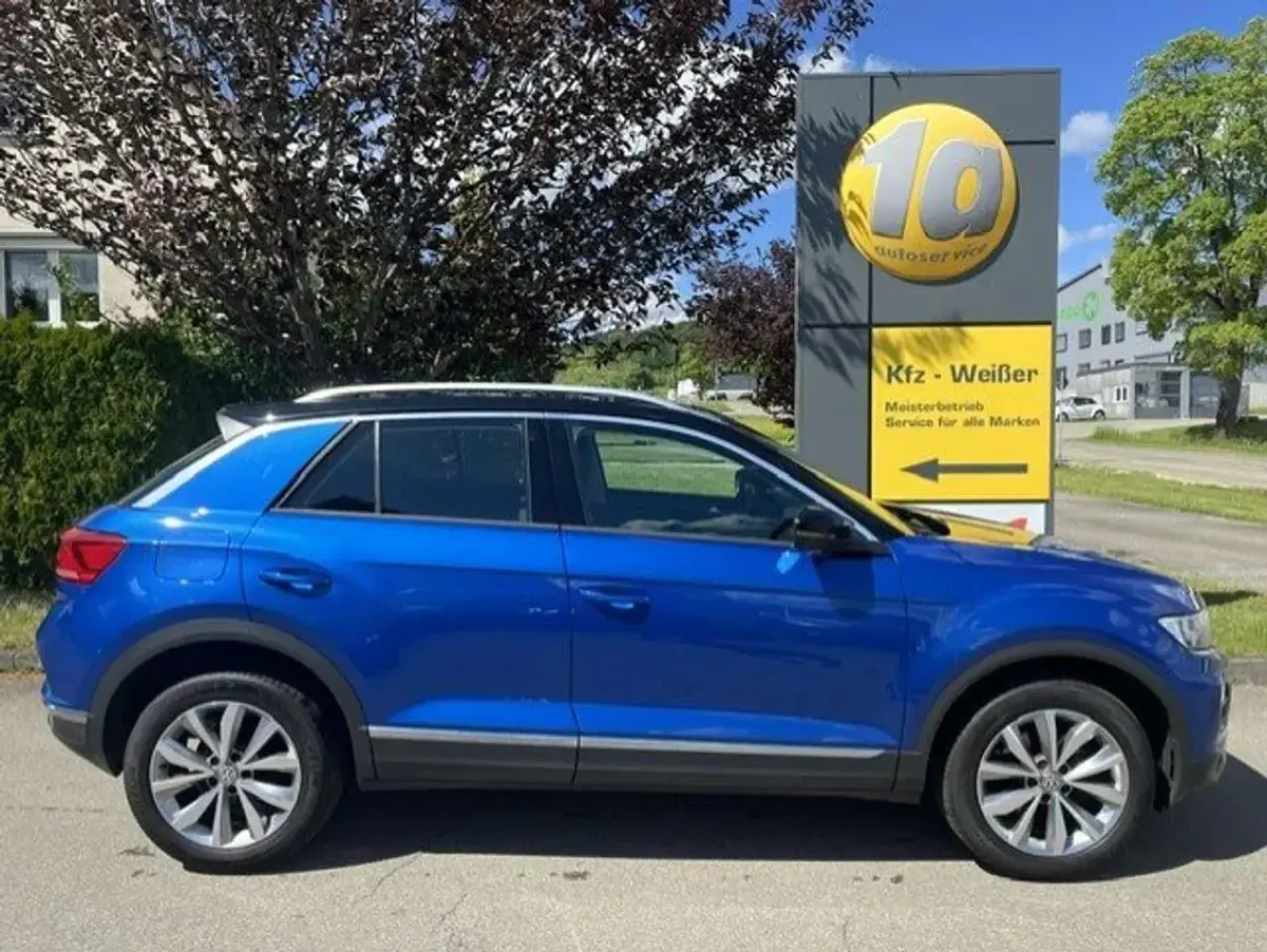 Gebraucht VW T-Roc Style 116 PS (85 kW) 2018 Ravennablau metallic SUV