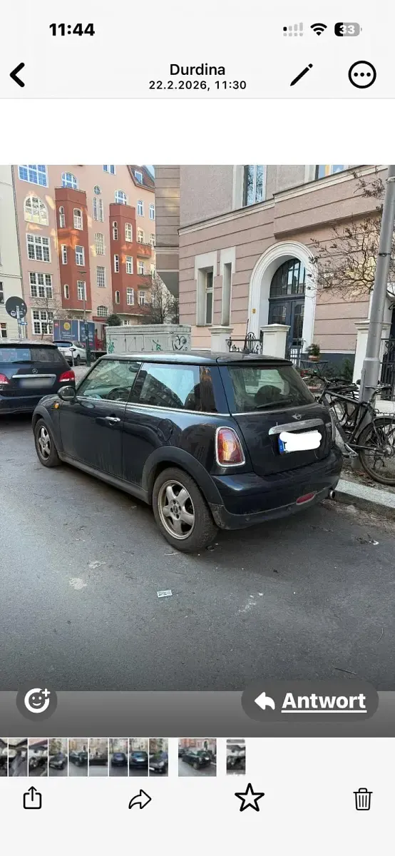 Gebraucht Mini Cooper 69 PS (50 kW) 2008 Blau Kleinwagen