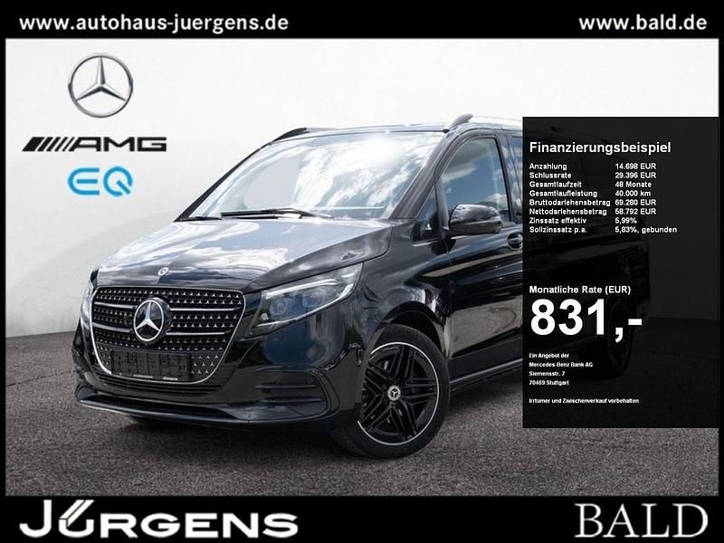 Obsidian black metallic Gebraucht 2024 Mercedes V250 Style Van / Kleinbus | 72.290 € (Fairer Preis) - Bild 1/4
