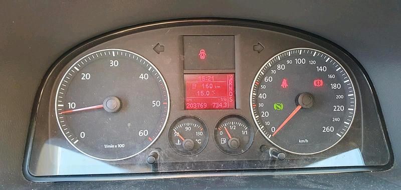 Gebraucht VW Touran 104 PS (76 kW) 2007 Silber Van / Kleinbus