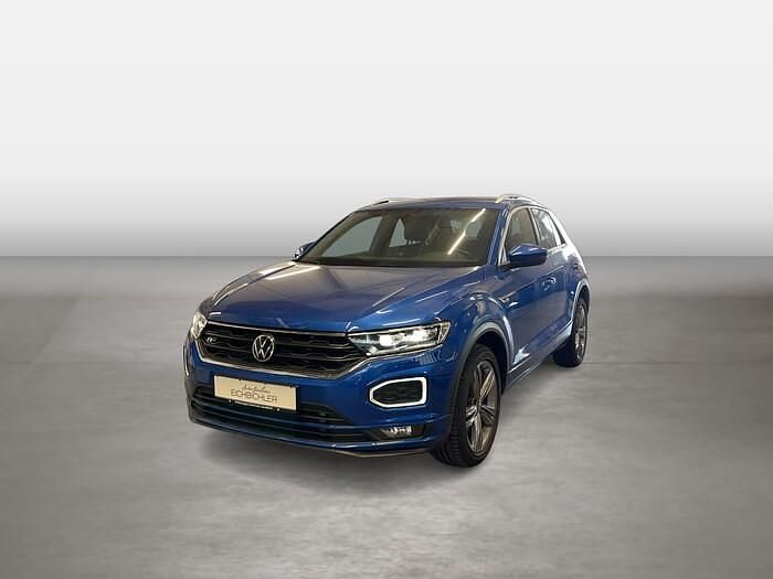Blau Gebraucht 2021 VW T-Roc Sportline SUV | 24.749 € (Guter Preis) - Bild 1/4