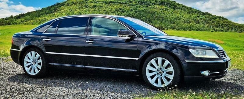 Schwarz Gebraucht 2009 VW Phaeton Limousine | 7.999 € - Bild 1/4