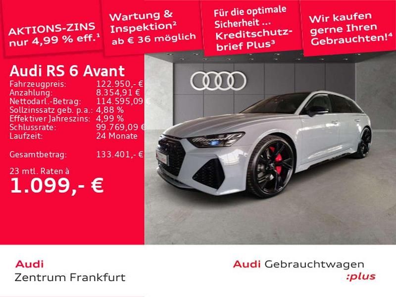 Nardograu/nardograu Gebraucht 2024 Audi RS6 Sport Kombi | 122.950 € (Fairer Preis) - Bild 1/3