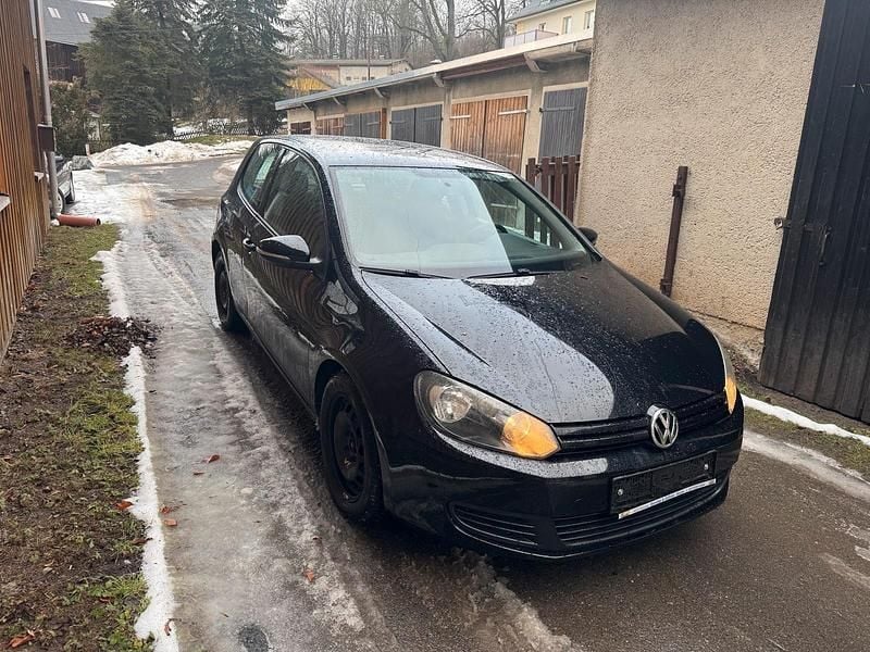 Gebraucht VW Golf VI 80 PS (58 kW) 2009 Schwarz Kleinwagen