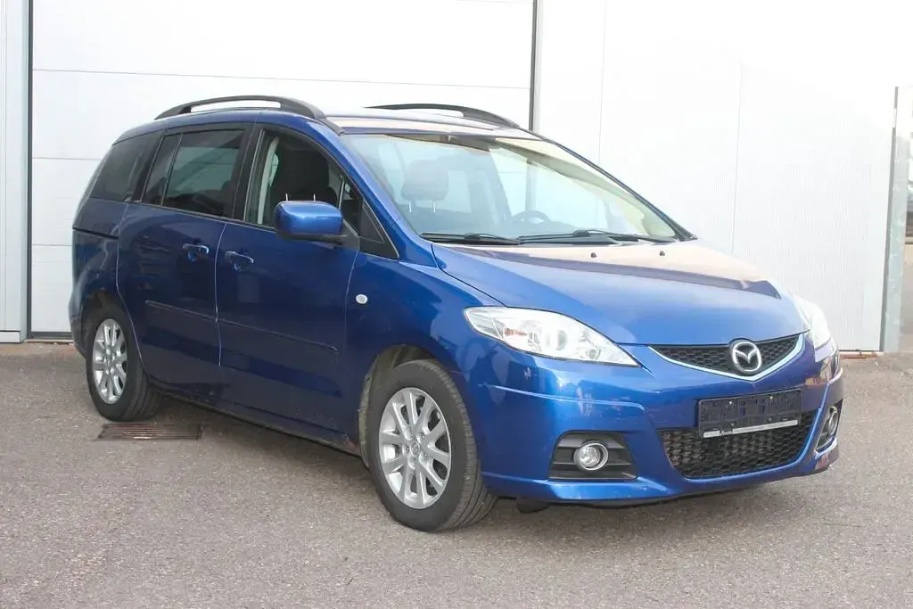 Gebraucht Mazda 5 Active 145 PS (106 kW) 2010 Blau Van / Kleinbus