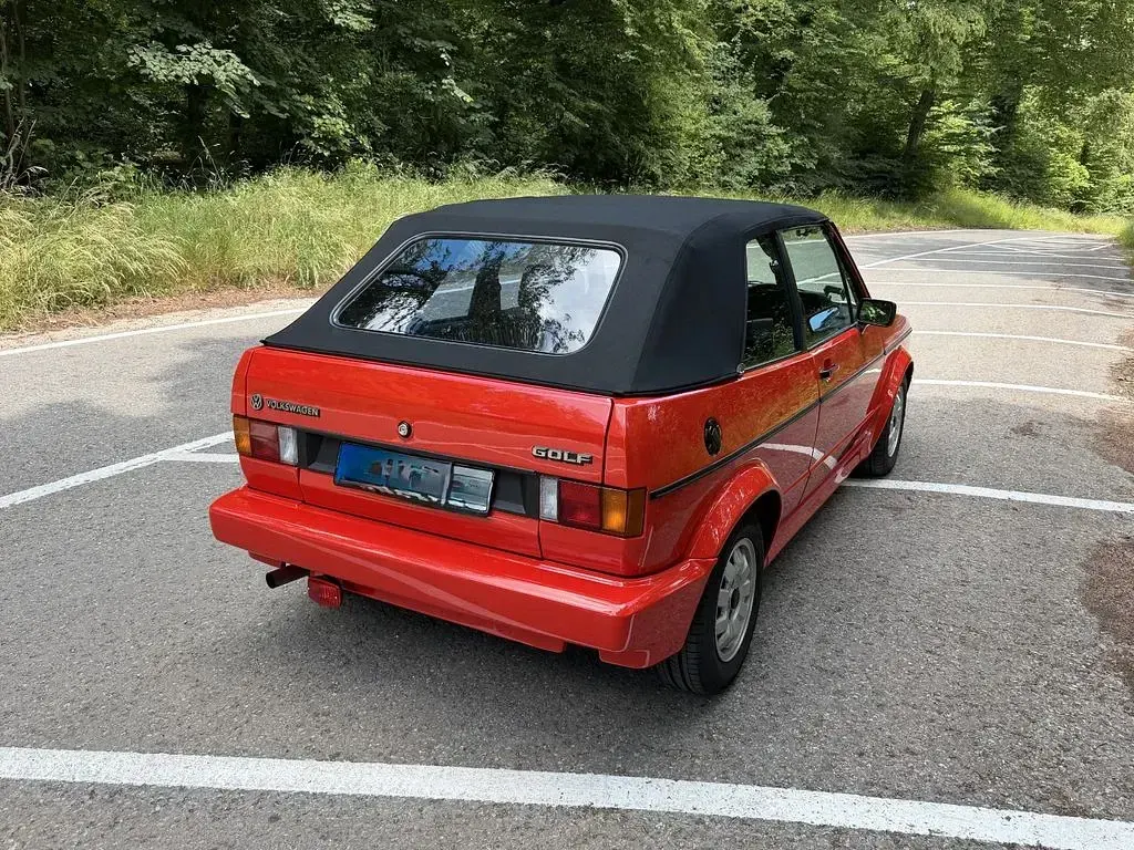 Gebraucht VW Golf Cabriolet 111 PS (81 kW) 1990 Rot Cabrio