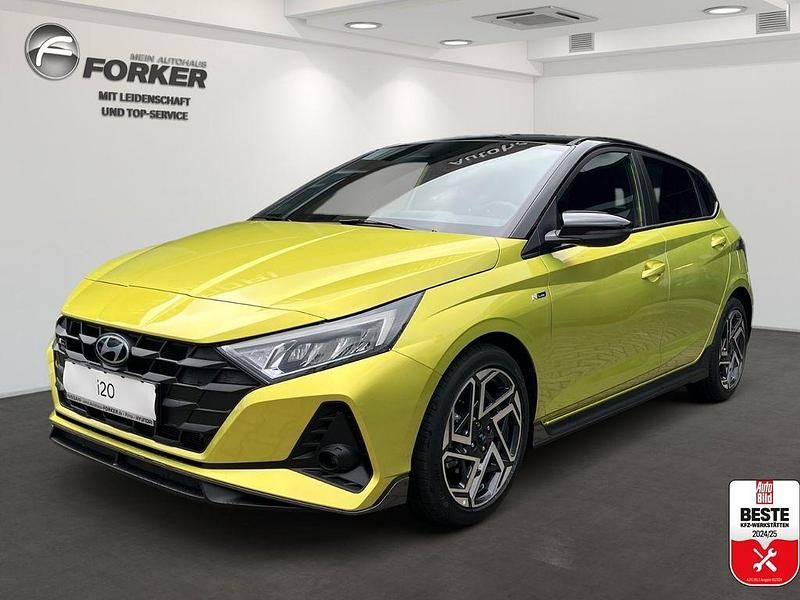Gelb Neu 2025 Hyundai i20 N Line Limousine | 24.450 € (Etwas zu teuer) - Bild 1/4