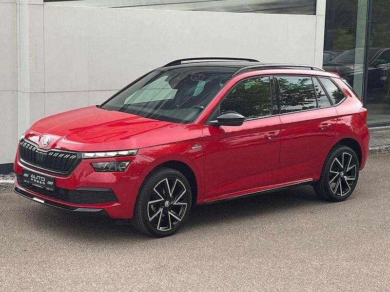 Rot Gebraucht 2021 Skoda Kamiq Monte Carlo SUV | 26.880 € (Etwas zu teuer) - Bild 1/4