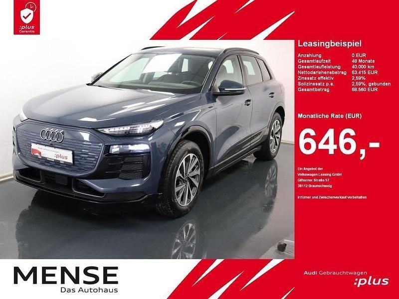 Plasmablau Gebraucht 2024 Audi Q6 e-tron Ambiente SUV | 63.415 € (Superpreis) - Bild 1/4