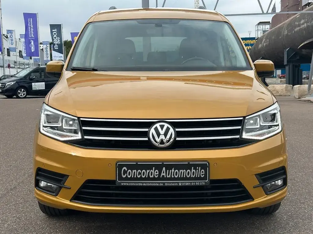 Gebraucht VW Caddy Comfortline 150 PS (110 kW) 2017 Gold Van / Kleinbus