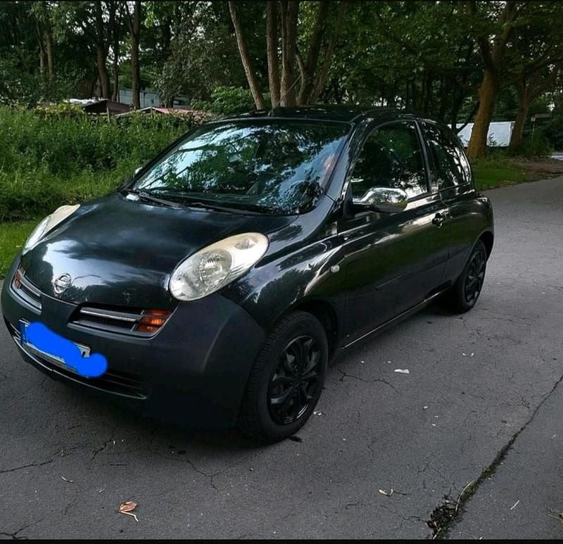 Schwarz Gebraucht 2004 Nissan Micra Kleinwagen | 1.500 € - Bild 1/4