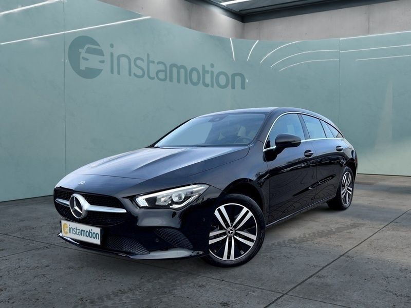 Schwarz Gebraucht 2020 Mercedes CLA250e Shooting Brake Kombi | 32.550 € (Teuer) - Bild 1/3