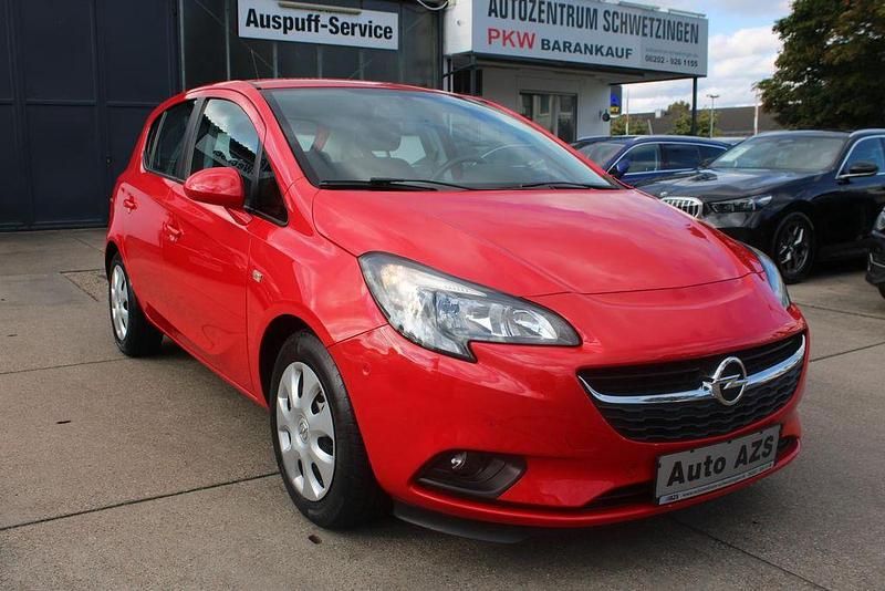 Rot Gebraucht 2018 Opel Corsa Edition Limousine | 9.690 € (Fairer Preis) - Bild 1/4