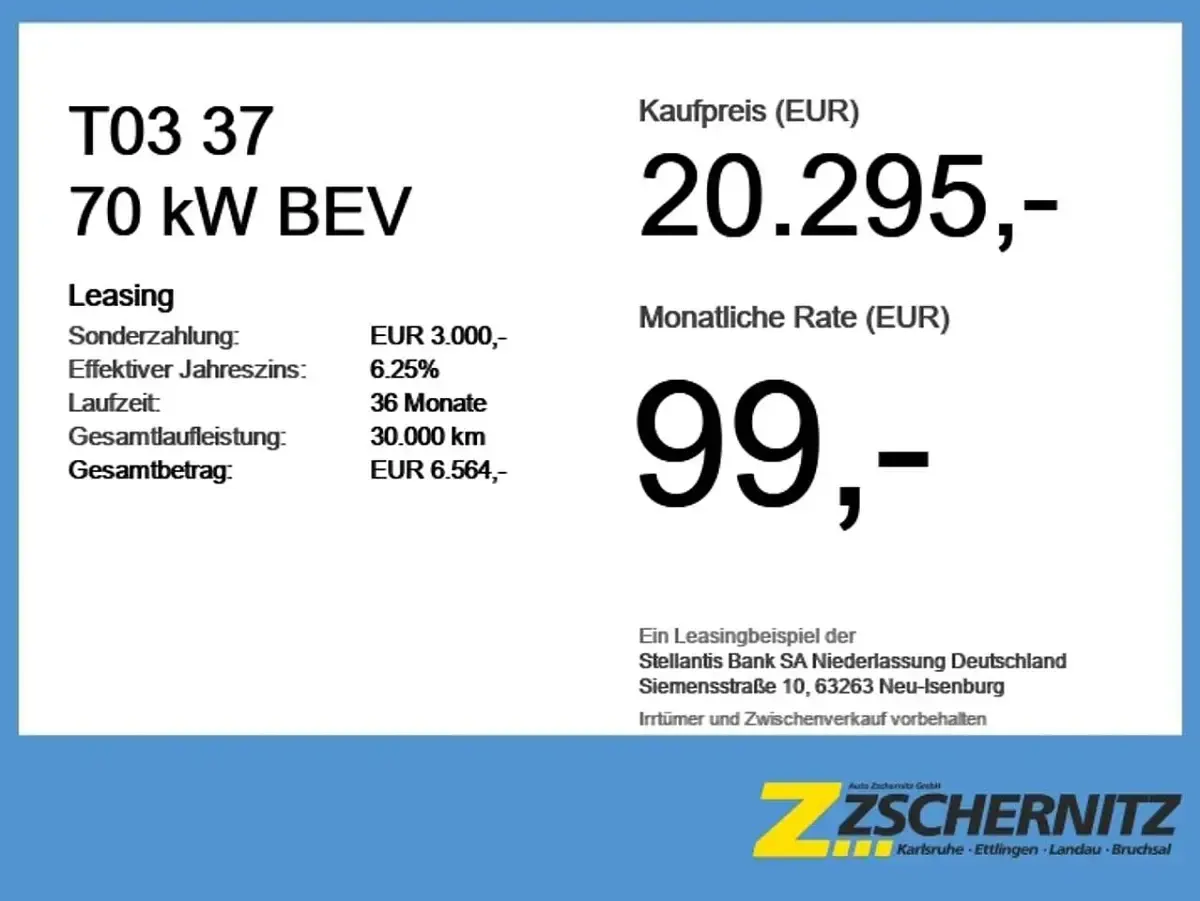 Neu Leapmotor T03 69 kW (95 PS) 2026 Mint grün Kleinwagen