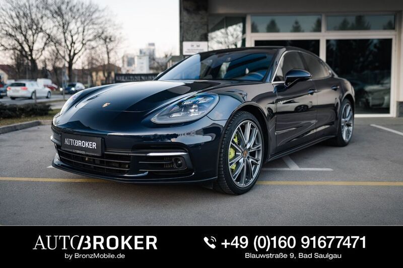 Blau Gebraucht 2018 Porsche Panamera 4 Limousine | 89.131 € - Bild 1/4