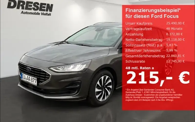 Gebraucht Ford Focus Titanium 125 PS (91 kW) 2025 Kombi