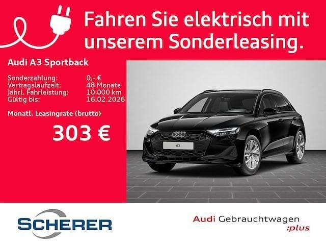Gebraucht Audi A3 Sportback e-tron Ambiente 204 PS (150 kW) 2025 Mythosschwarz metallic (metallic) Kleinwagen