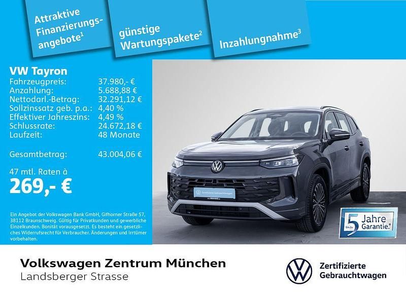Gebraucht VW Tayron Life 150 PS (110 kW) 2025 Grau SUV