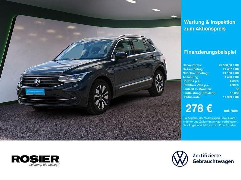 Gebraucht VW Tiguan Move 131 PS (96 kW) 2024 Grau / uranograu SUV