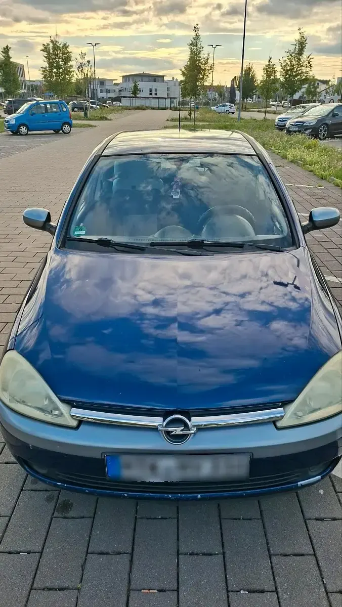 Gebraucht Opel Corsa 75 PS (55 kW) 2003 Blau Kleinwagen