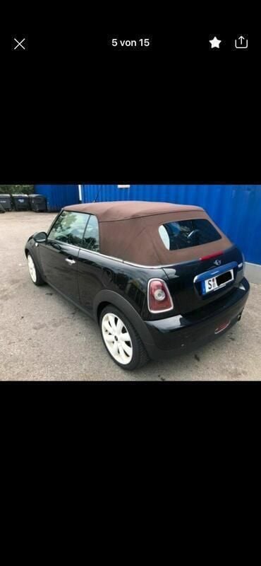 Schwarz Gebraucht 2009 Mini Cooper Cabriolet Cabrio | 7.200 € (Fairer Preis) - Bild 1/4