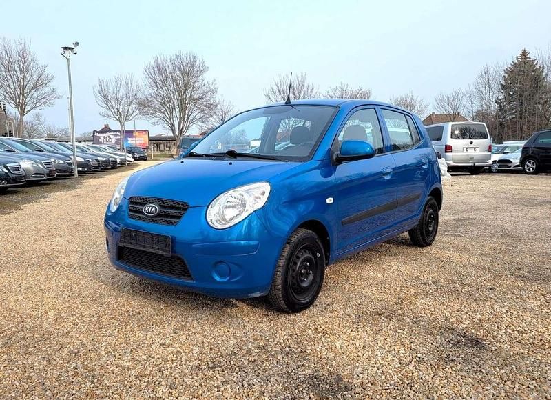 Gebraucht Kia Picanto Attract 65 PS (47 kW) 2010 Blau Kleinwagen