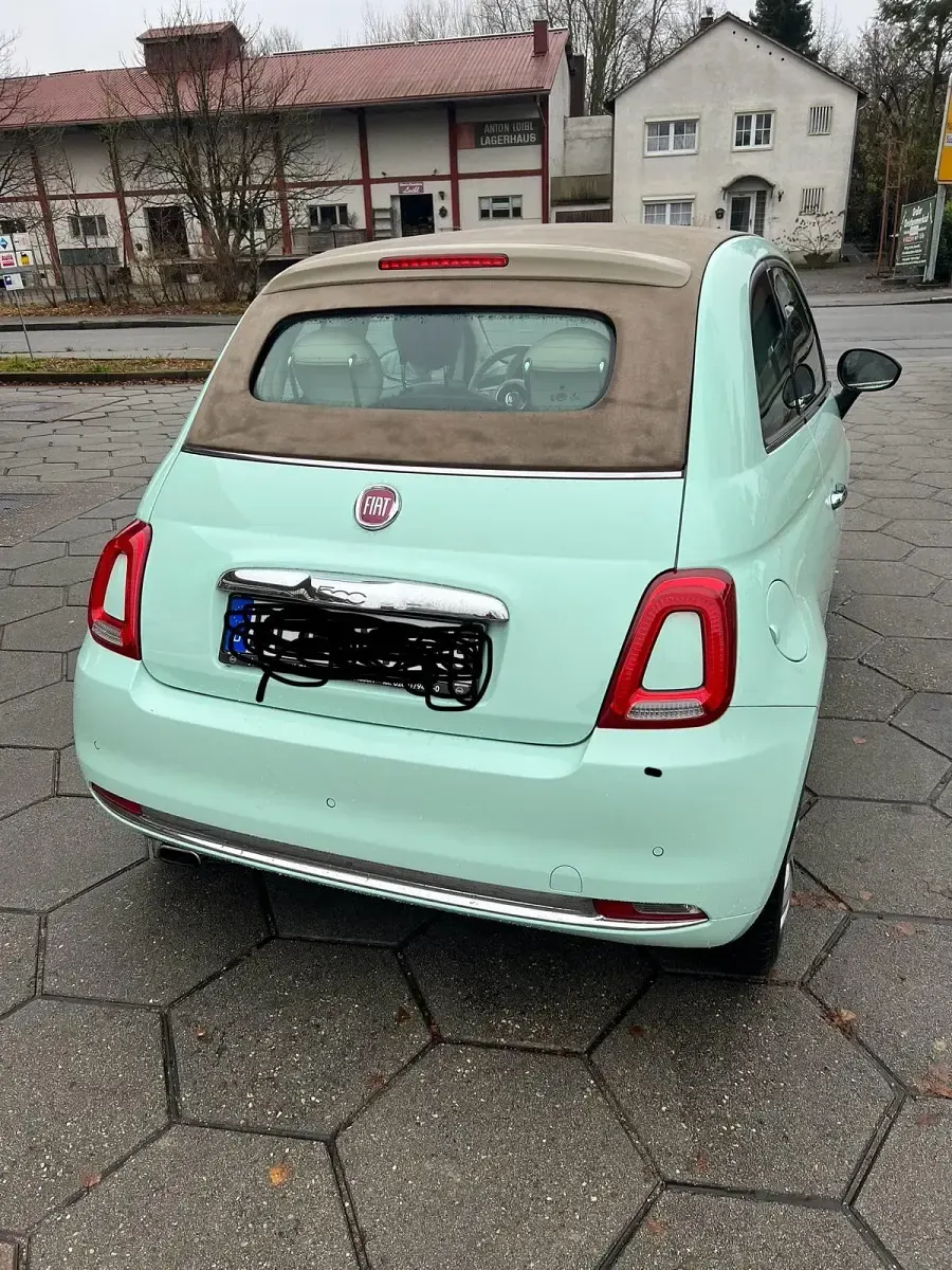 Gebraucht Fiat 500C 97 PS (71 kW) 2016 Grün Cabrio