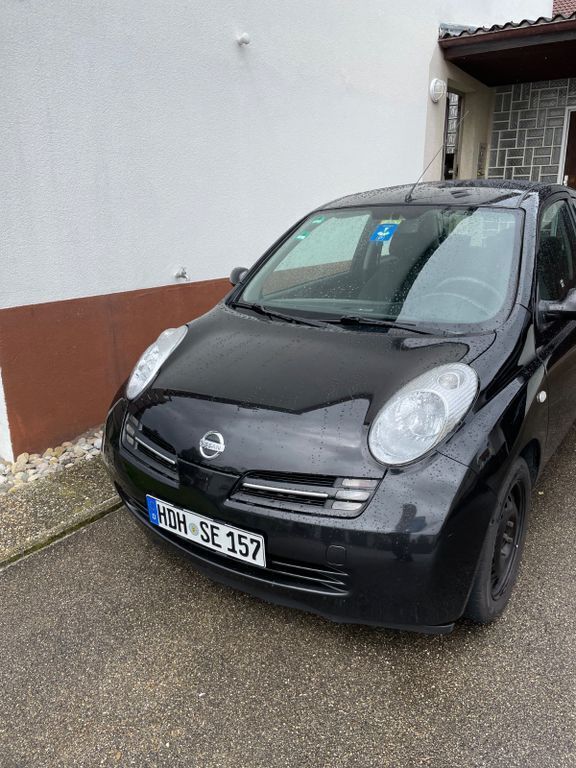 Schwarz Gebraucht 2005 Nissan Micra Acenta Kleinwagen | 1.200 € (Fairer Preis) - Bild 1/4