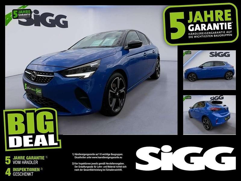 Gebraucht Opel Corsa Elegance 101 PS (74 kW) 2023 Perl blau/voltaik blau Kleinwagen
