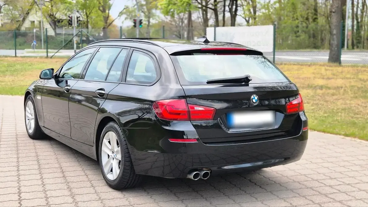 Brugt BMW 525 204 HK (150 kW) 2010 Sort Stationcar