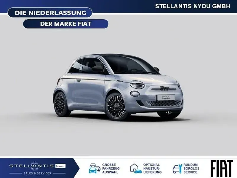 Neu Fiat 500e La Prima 86 kW (118 PS) 2026 Gelb Cabrio