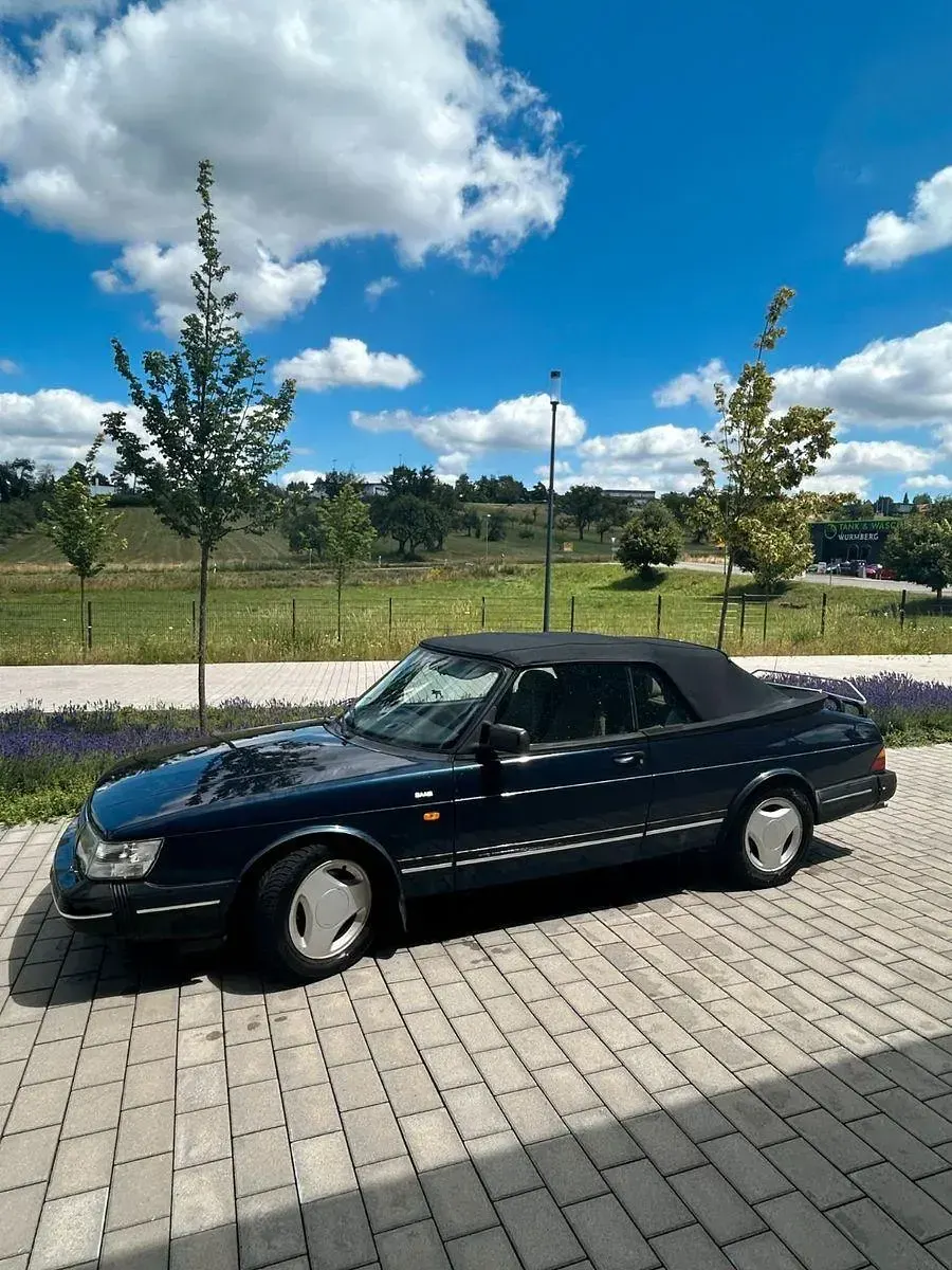 Occasion Saab 900 Cabriolet 141 ch (103 kW) 1992 Bleue Cabriolet