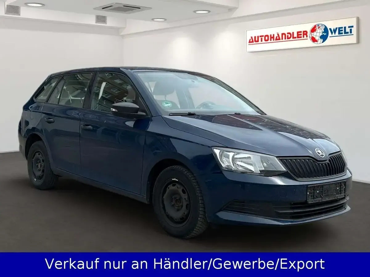 Gebraucht Skoda Fabia 75 PS (55 kW) 2016 Blau Kombi