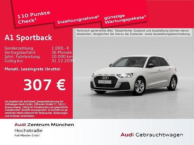 Cortinaweiß Neu 2025 Audi A1 Sportback Basis Kleinwagen | 21.891 € (Fairer Preis) - Bild 1/2