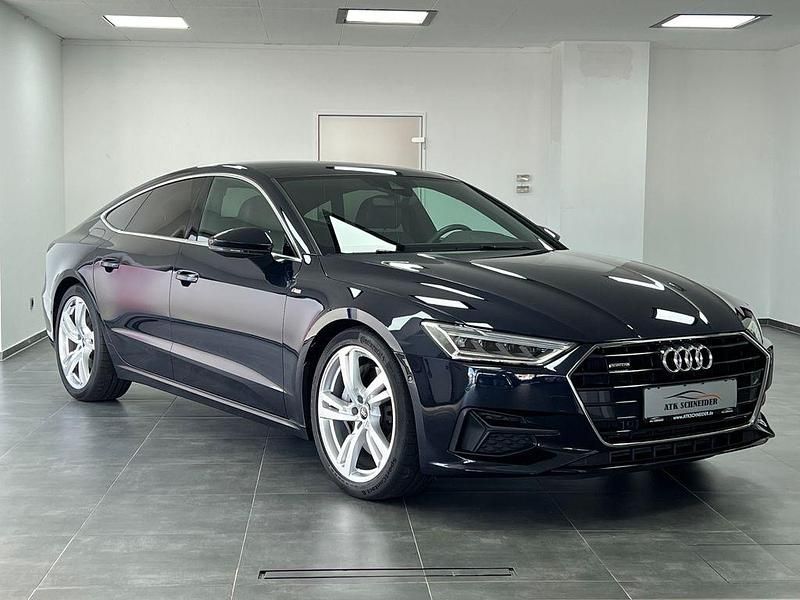 Blau Gebraucht 2023 Audi A7 Sportback Basis Kleinwagen | 47.490 € (Guter Preis) - Bild 1/4