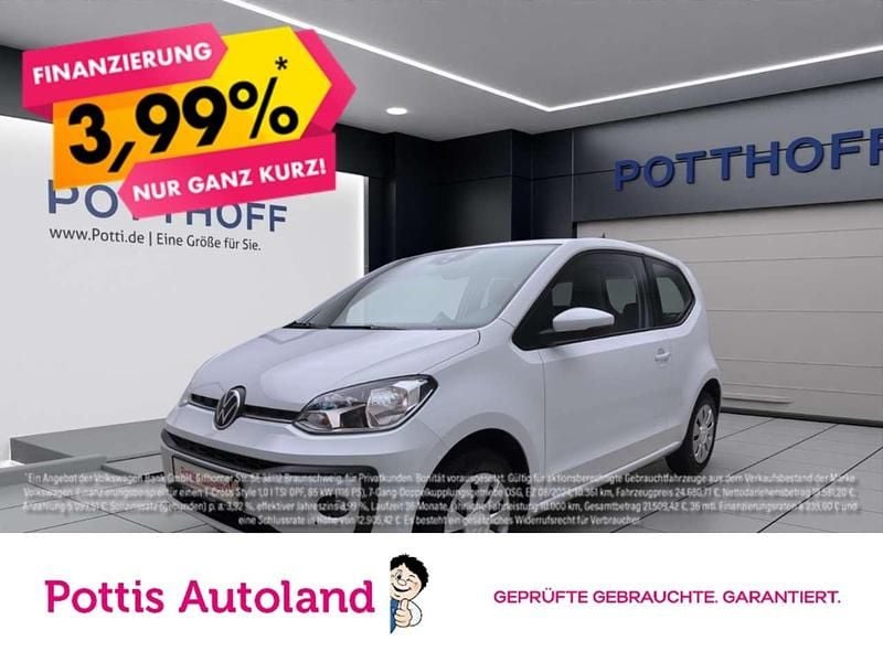 Weiss Gebraucht 2022 VW up! move up! Kleinwagen | 10.443 € (Fairer Preis) - Bild 1/4