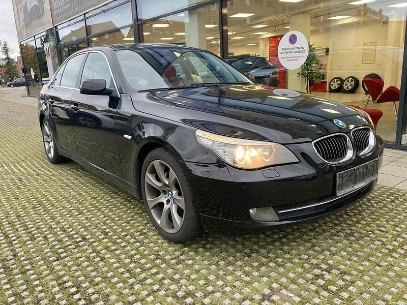 Schwarz Gebraucht 2008 BMW 525 Exclusive Limousine | 4.500 € (Superpreis) - Bild 1/4