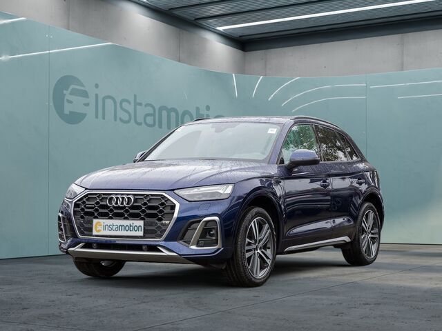 Blau Gebraucht 2022 Audi Q5 S-Line SUV | 50.373 € - Bild 1/2