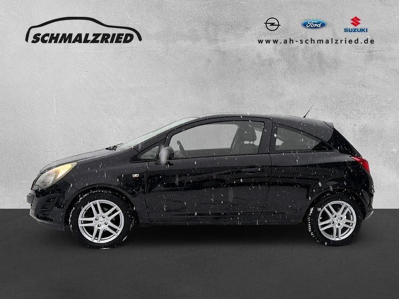 Gebraucht Opel Corsa Selection 69 PS (50 kW) 2013 Schwarz Kleinwagen