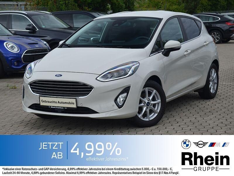 Weiß Gebraucht 2020 Ford Fiesta Titanium Kleinwagen | 14.640 € (Fairer Preis) - Bild 1/4