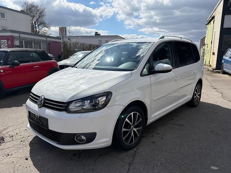 Gebraucht VW Touran Highline 140 PS (102 kW) 2013 Weiß Van / Kleinbus