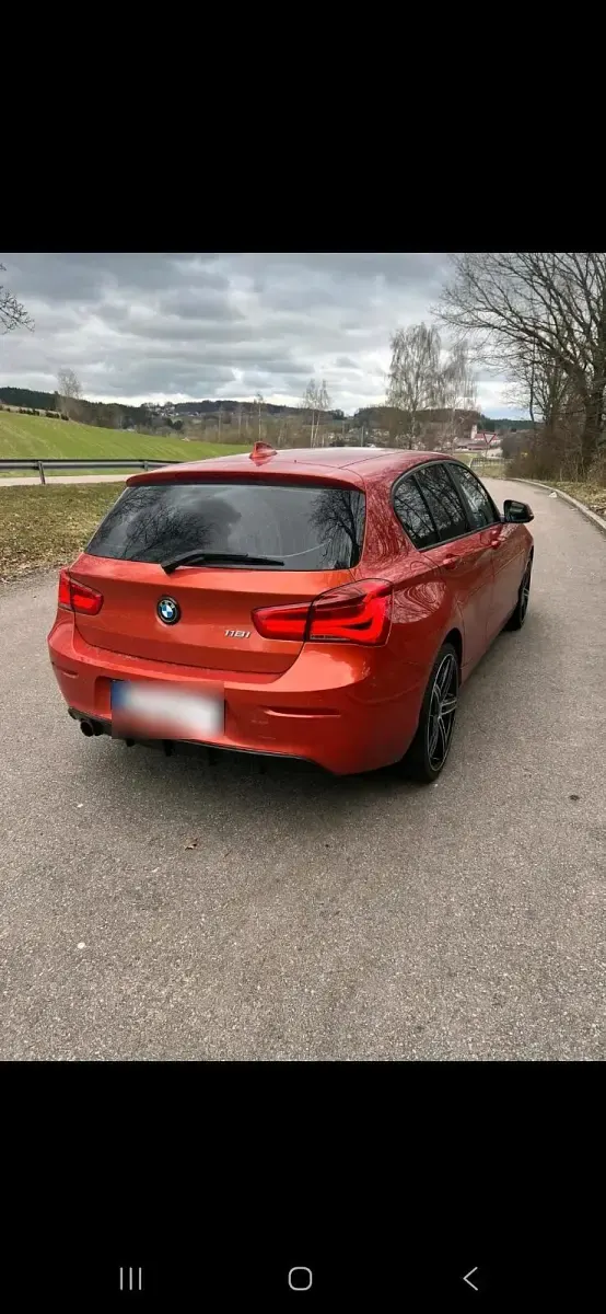Usata BMW 118 136 CV (100 kW) 2017 Arancione Utilitaria