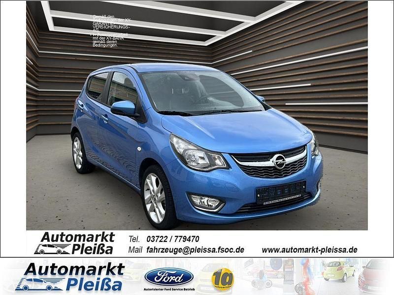 Blau Gebraucht 2016 Opel Karl Edition Kleinwagen | 8.990 € (Etwas zu teuer) - Bild 1/4