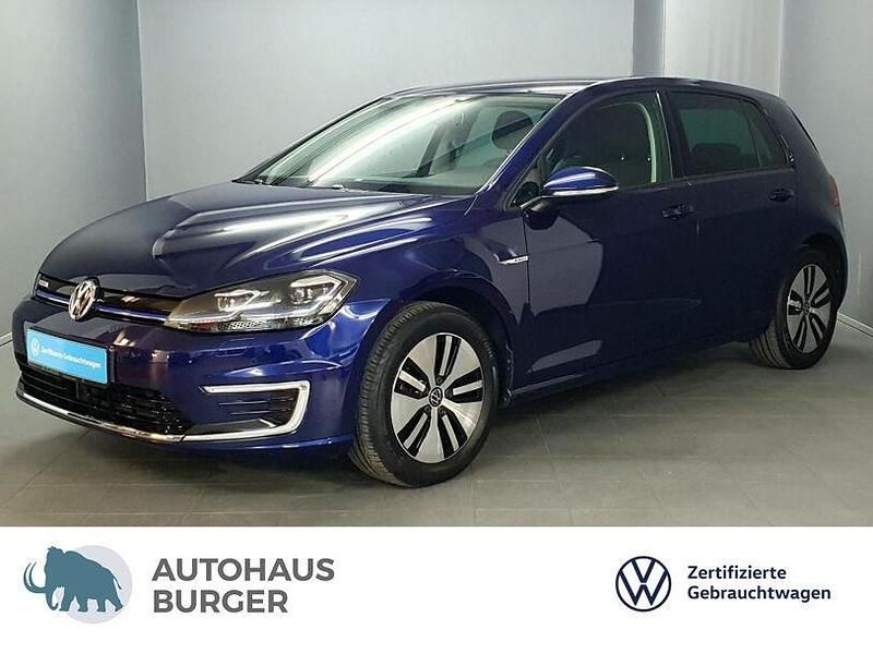 Blau Gebraucht 2020 VW e-Golf Kleinwagen | 15.870 € (Fairer Preis) - Bild 1/4